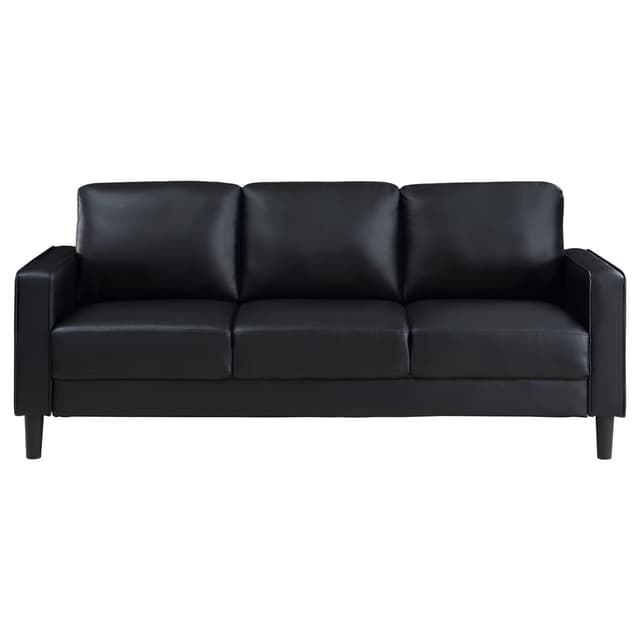Ruth Faux Leather Sofa Set — photo 4
