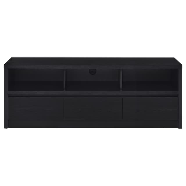 Rutland 59-inch 3-drawer TV Stand Media Console Black — photo 4
