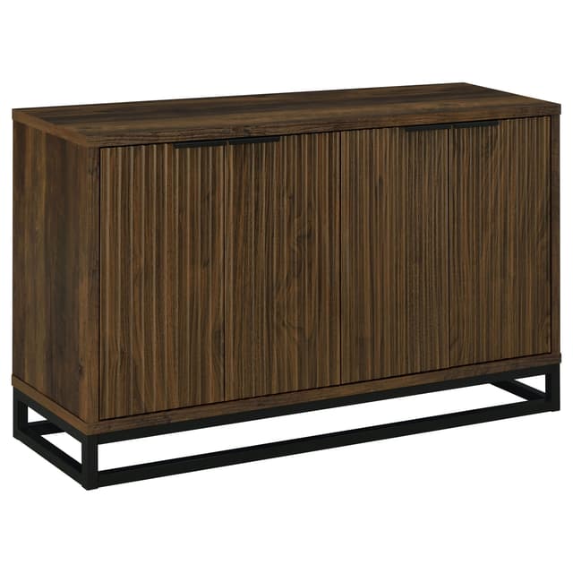 Ryatt 4-door Engineered Wood Accent Cabinet Dark Pine — photo 1