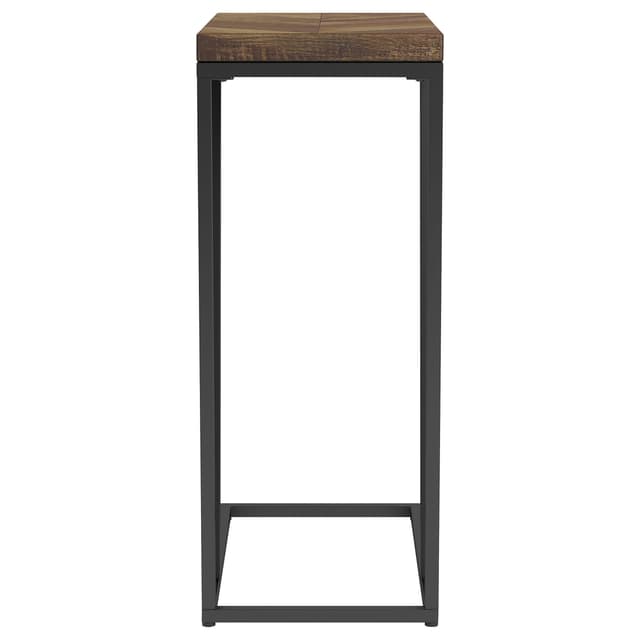 Sergio Engineered Wood C-Shaped Side Table Rustic Tobacco — photo 3
