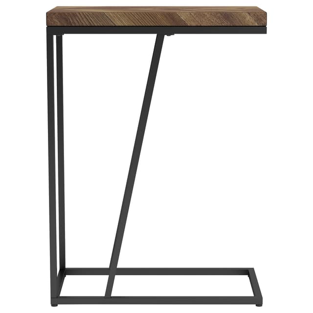 Sergio Engineered Wood C-Shaped Side Table Rustic Tobacco — photo 5