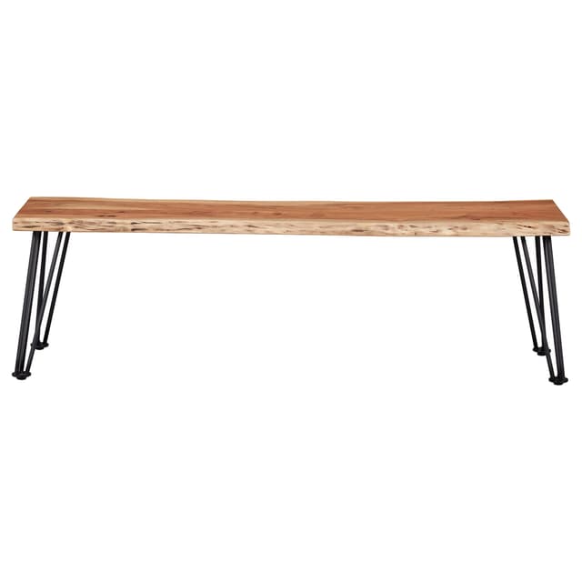 Sherman Wood Dining Bench Natural Acacia — photo 3