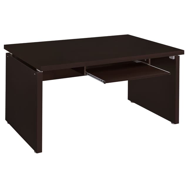 Skylar 83-inch L-Shaped Office Computer Desk Cappuccino — photo 4