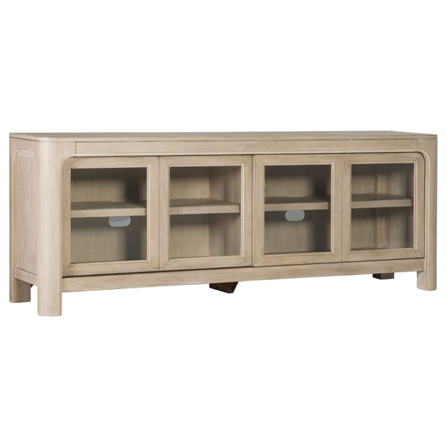 Solano 71-inch 2-door TV Stand Media Console Weathered Mango — photo 1