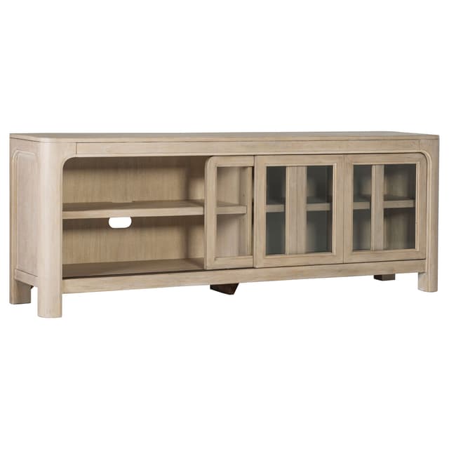 Solano 71-inch 2-door TV Stand Media Console Weathered Mango — photo 3