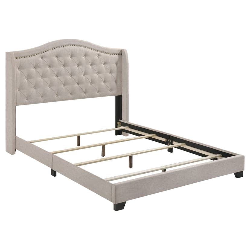 Sonoma Upholstered Wingback Bed