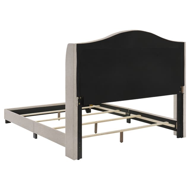Sonoma Upholstered Wingback Bed — photo 4