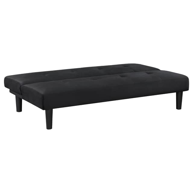 Stanford Upholstered Tufted Convertible Sofa Bed Black — photo 4
