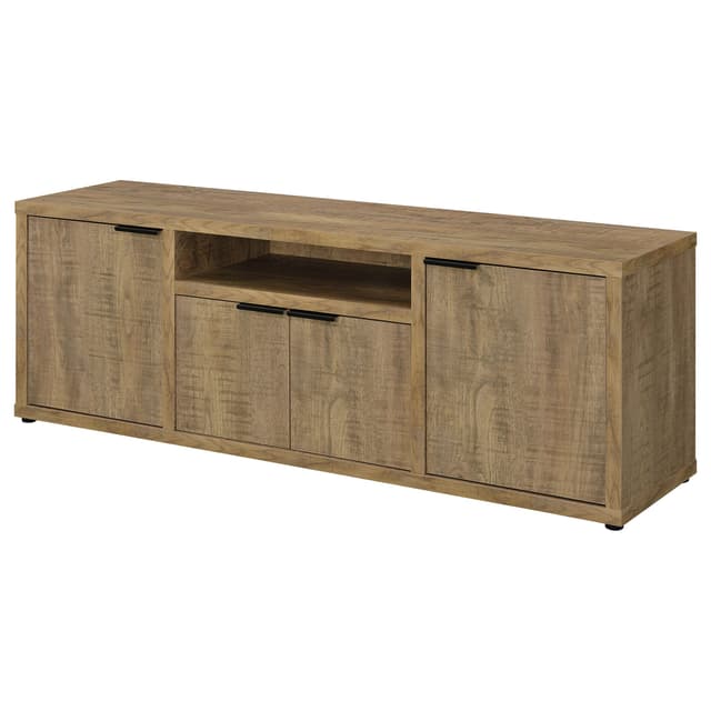 Tabby TV Stand for TVs up to 65 Inches with 4-Door Storage in Mango — photo 5