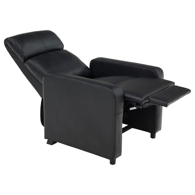Toohey Upholstered Home Theater Push Back Recliner Black — photo 5