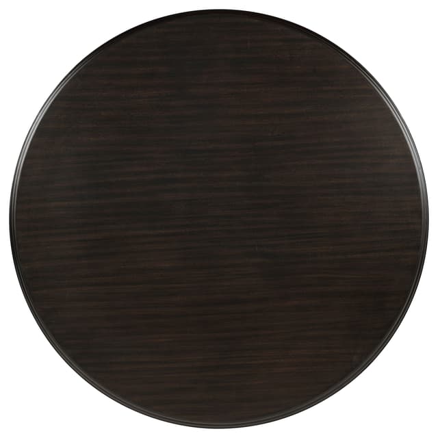 Twyla 60-inch Round Wood Dining Room Table Dark Cocoa — photo 4