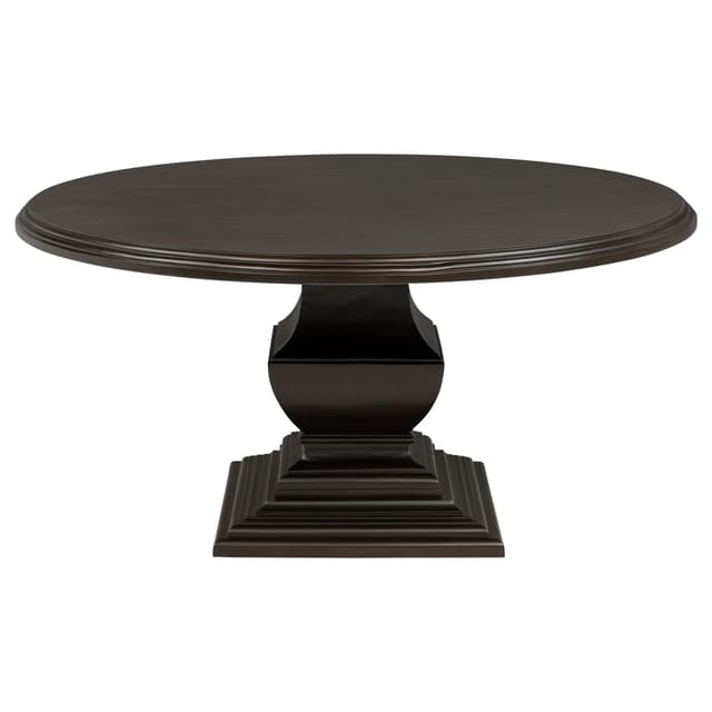 Twyla 60-inch Round Wood Dining Room Table Dark Cocoa — photo 3