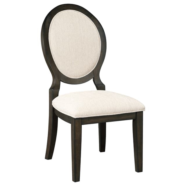 Twyla Oval Back Dining Side Chair Dark Cocoa (Set of 2) — photo 3