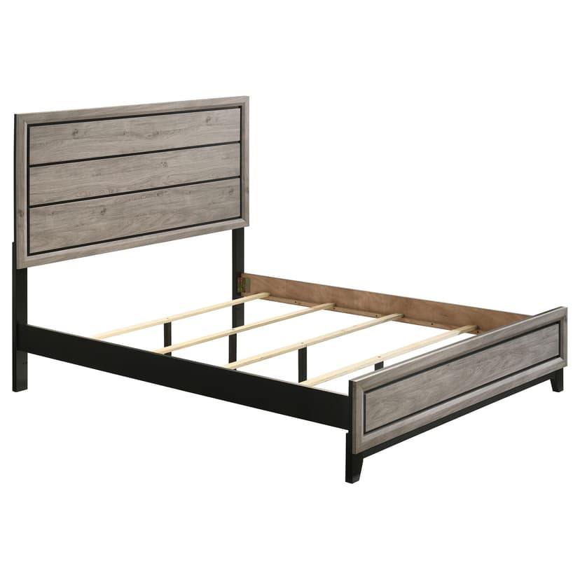 Valen Wood Panel Bed