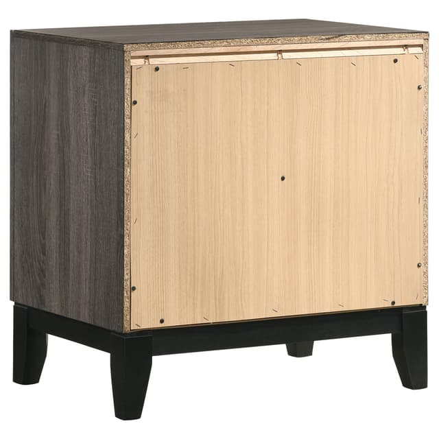 Watson 2-drawer Nightstand Grey Oak — photo 5