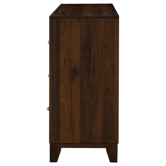 Welsley 6-drawer Dresser Cabinet Walnut — photo 5