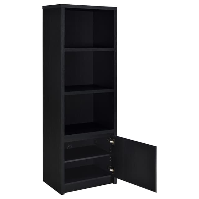 Winfield 3-shelf Media Tower Entertainment Pier Black — photo 3