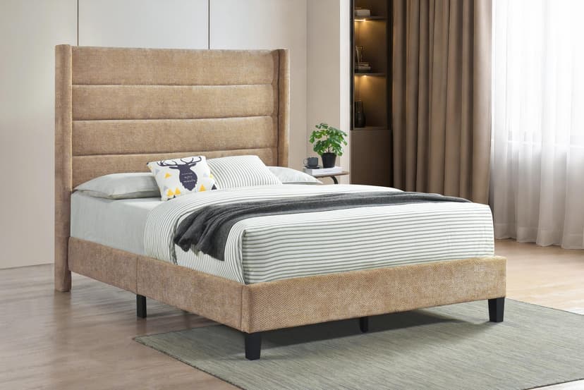 Monroe - Queen Bed - Brown