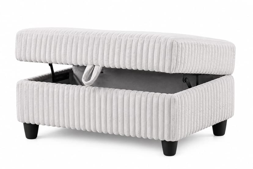 Meta - Beige Ottoman