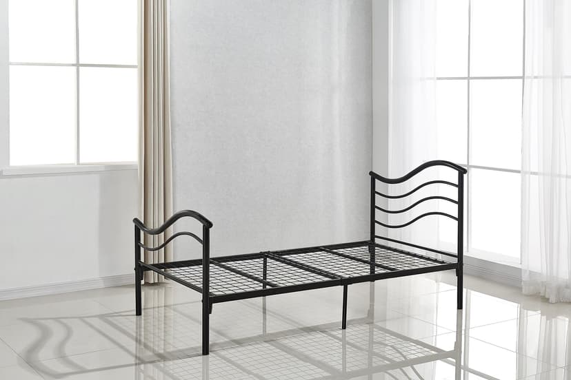 Wave - Twin Bed - Black
