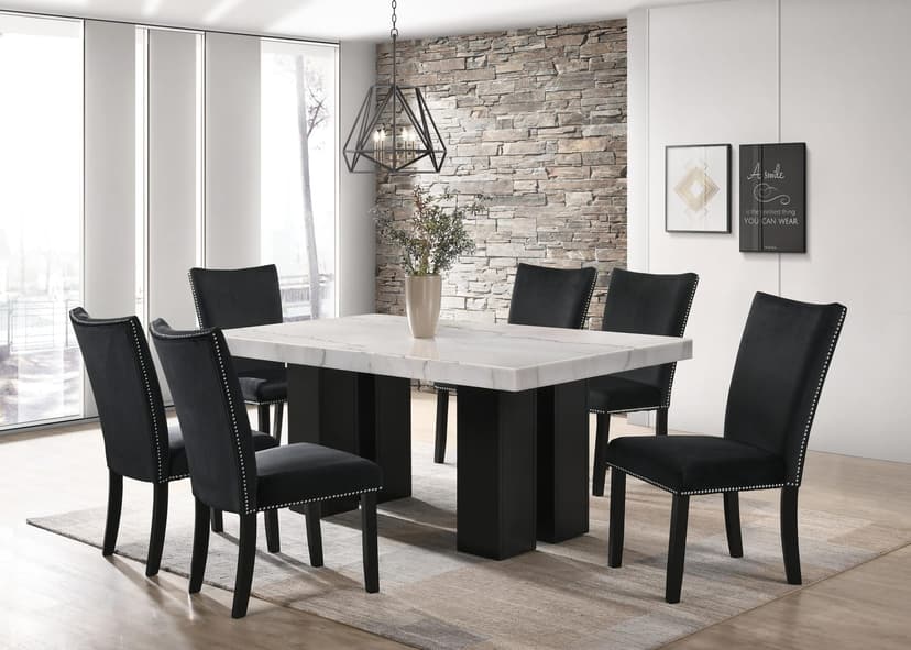 Izmir - 7pc Dining Set - Black