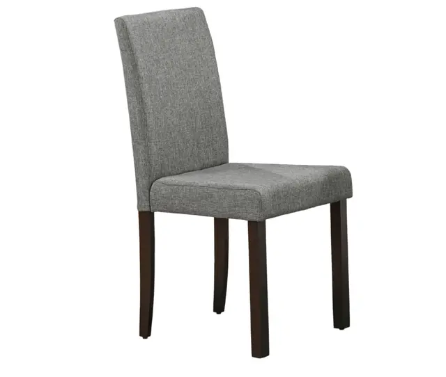 Baron - Dining Chair - Grey with Dark Brown — photo 1