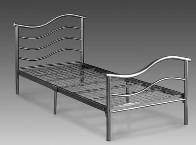 Wave - Twin Bed - Silver — photo 2