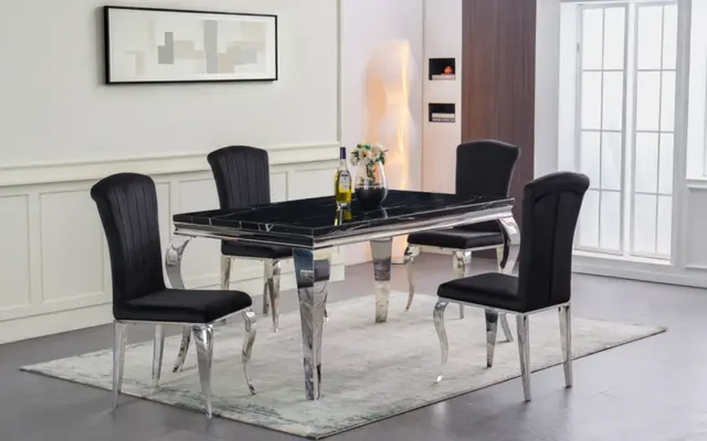 Emporia - 5pc Dining Set - Black — photo 1