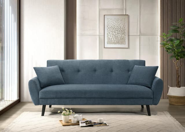 Bristol - Sleeper Sofa - Blue — photo 1