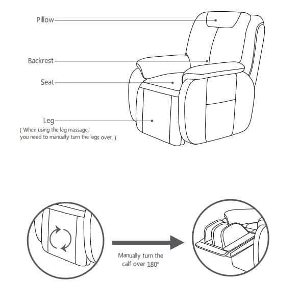 Modus - Massage Chair - Black — photo 9