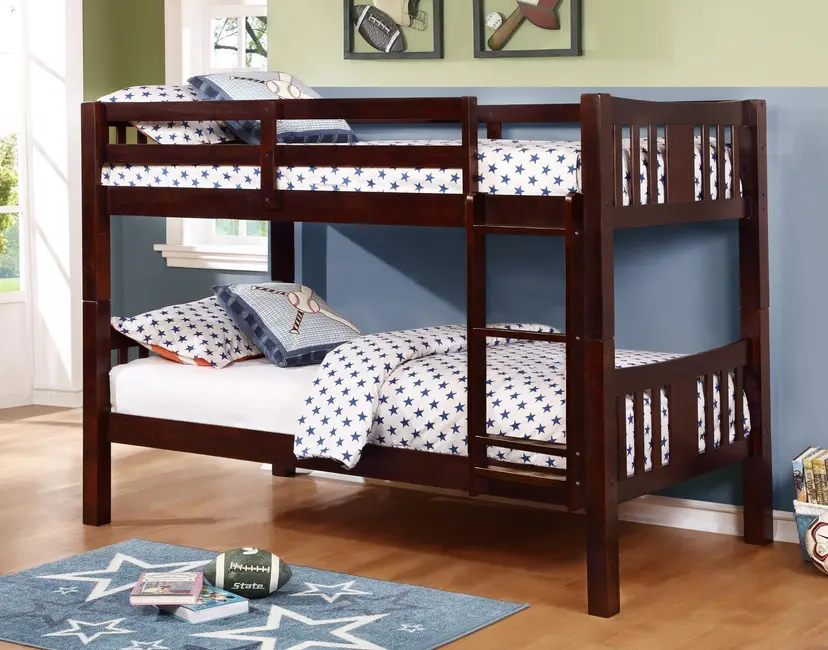 Ashmore - TW/TW Bunk Bed - Espresso