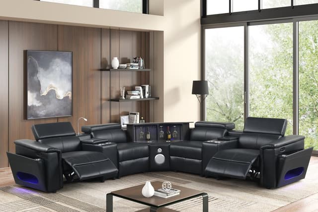 Napa - Sectional - Black Wine — photo 2