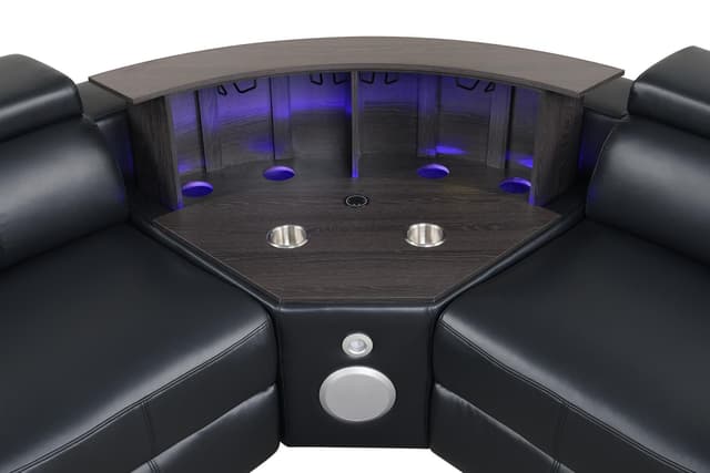 Napa - Sectional - Black Wine — photo 3