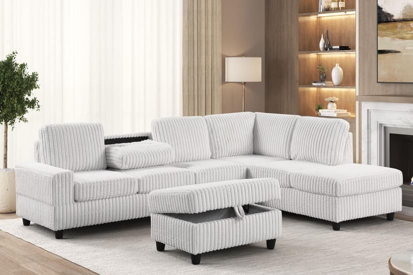 Meta - Sectional ONLY - Beige