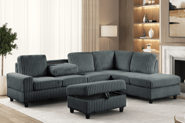 Meta - Sectional ONLY - Charcoal — photo 1