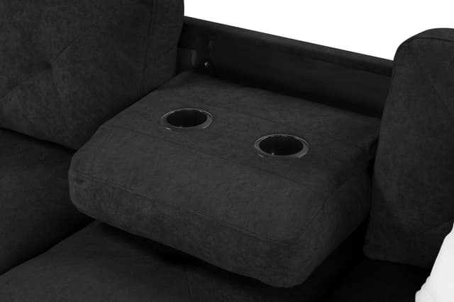 Zuma - Sectional ONLY - Black — photo 4