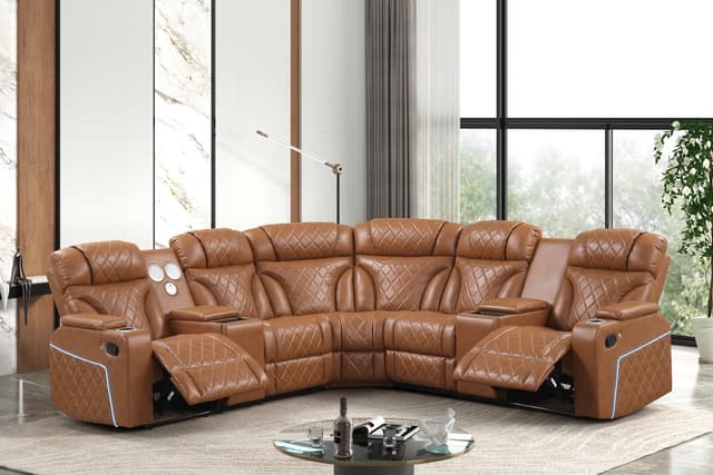 Sterling - Sectional - Brown — photo 1
