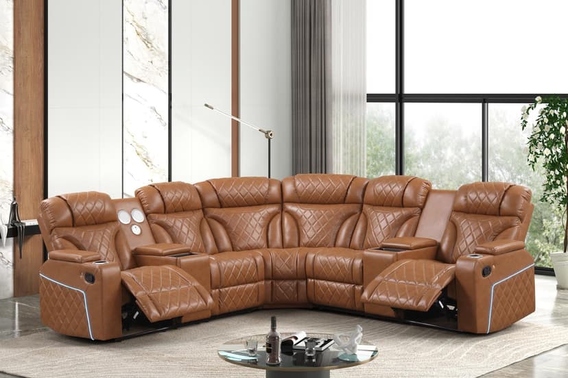 Sterling - Sectional - Brown