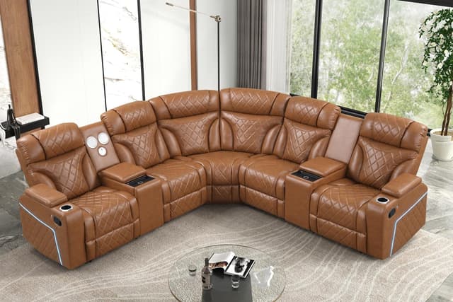 Sterling - Sectional - Brown — photo 2
