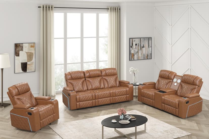 Sterling 3pc - Brown