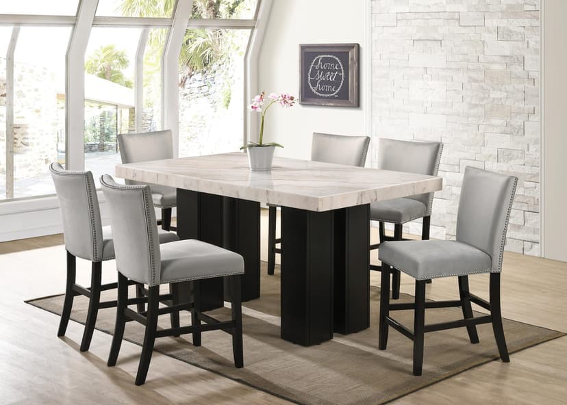 Izmir - 7pc Pub Set - Grey