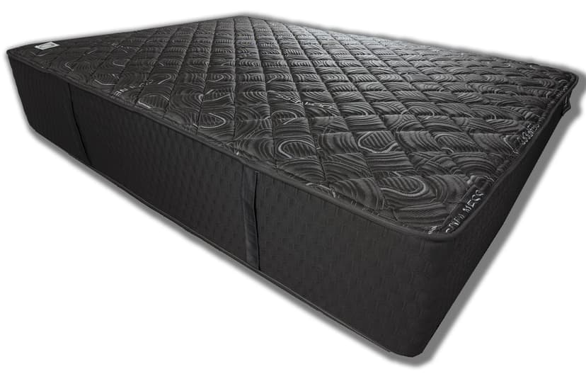 Frio Black Firm Series - 15″ Firm Black Cool Fabric Foam Encased Gel/Latex Mattress - AB 6800