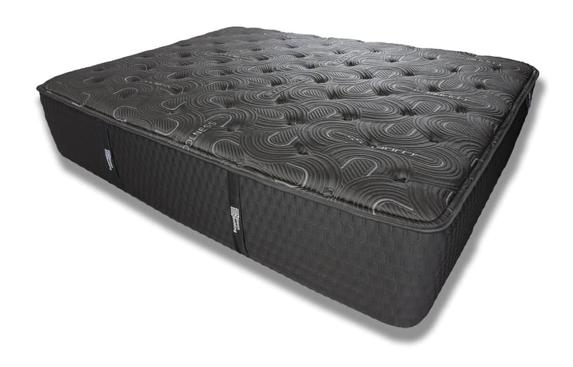 Frio Black Plush Series - 15″ Plush Black Cool Fabric Foam Encased Gel/Latex Mattress - AB 6801