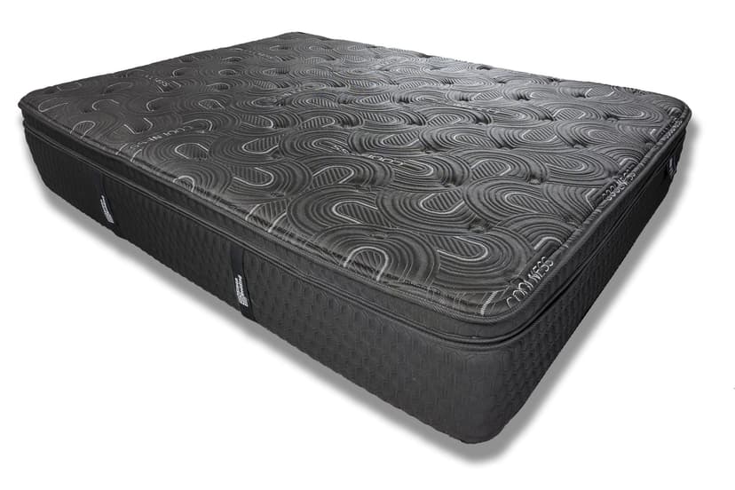 Frio Black Boxtop Series - 15″ Boxtop Black Cool Fabric Foam Encased Gel/Latex Mattress - AB6802