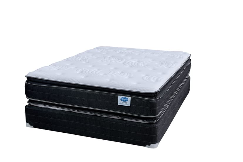 Cascade Series -14″ Double Sided Pillowtop Foam Encased Charcoal Mattress - NF5604