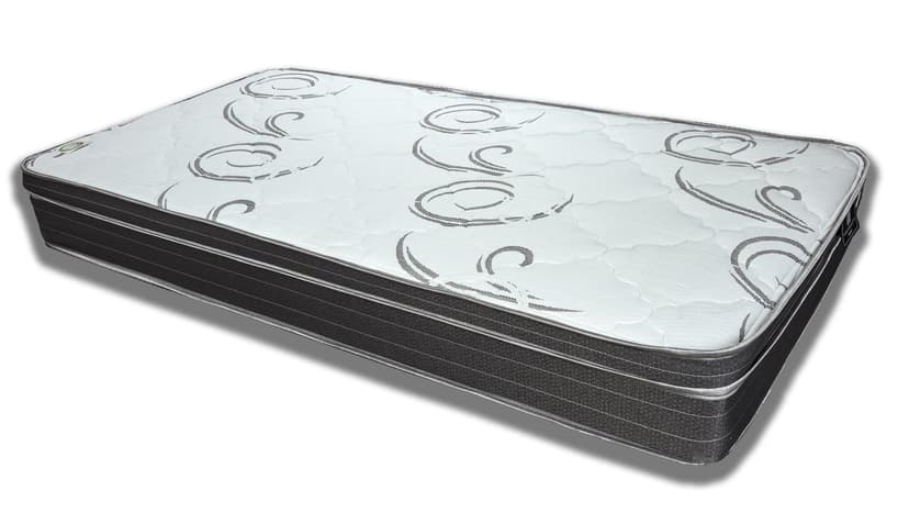 Tranquility Series - 9″ Eurotop Charcoal Mattress - NF215