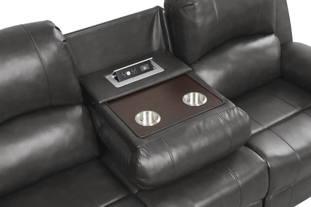 Westwood 2pc - Grey Air Leather — photo 2
