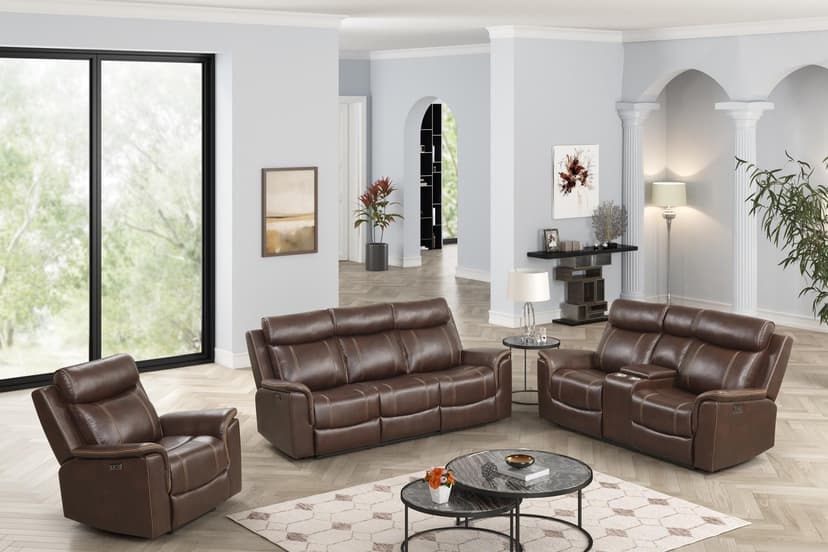 Verona - Loveseat - Brown