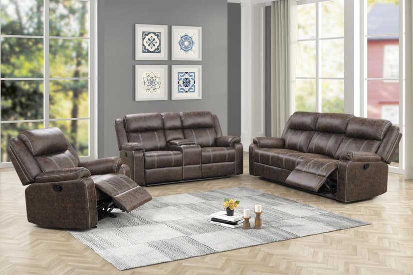 Lucca 3pc - Brown