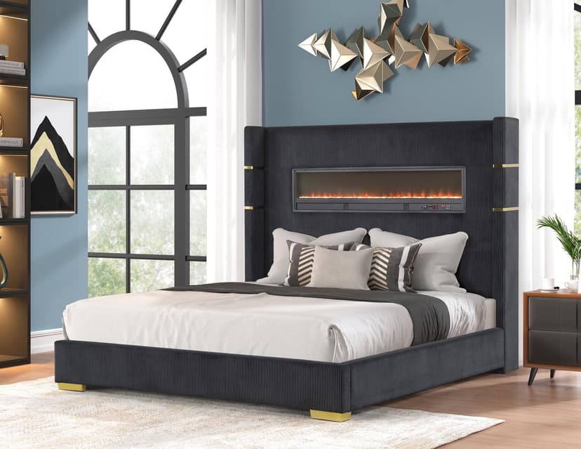 Harmony - King Bed - Black